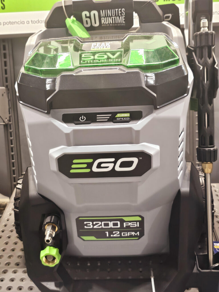 Battery-Powered (Ego 3200 PSI, 1.2 GPM)